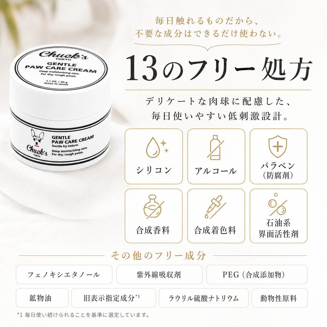 【予約注文】GENTLE PAW CARE CREAM