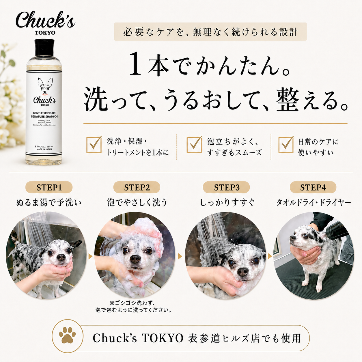 GENTLE SKINCARE SIGNATURE SHAMPOO